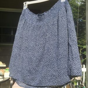Blue Floral Floral Skirt **Proceeds to Charity**